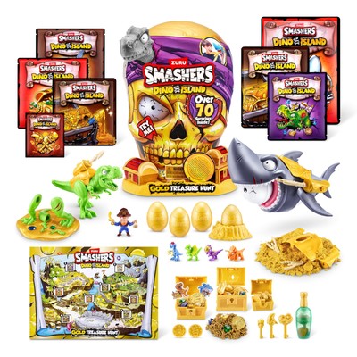Smashers Dino Island Gold Treasure Hunt by ZURU Treasure Hunt Toy Interactive...