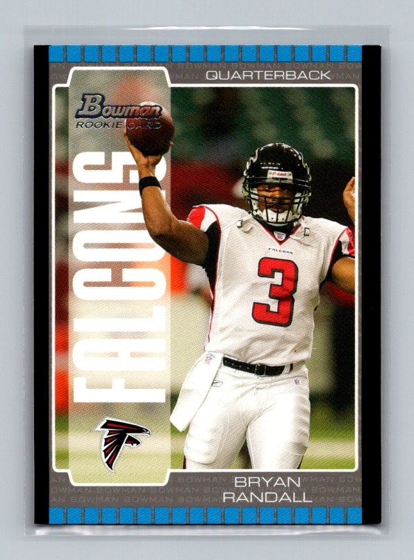 Bryan Randall 2005 Bowman Rookie #250 Atlanta Falcons