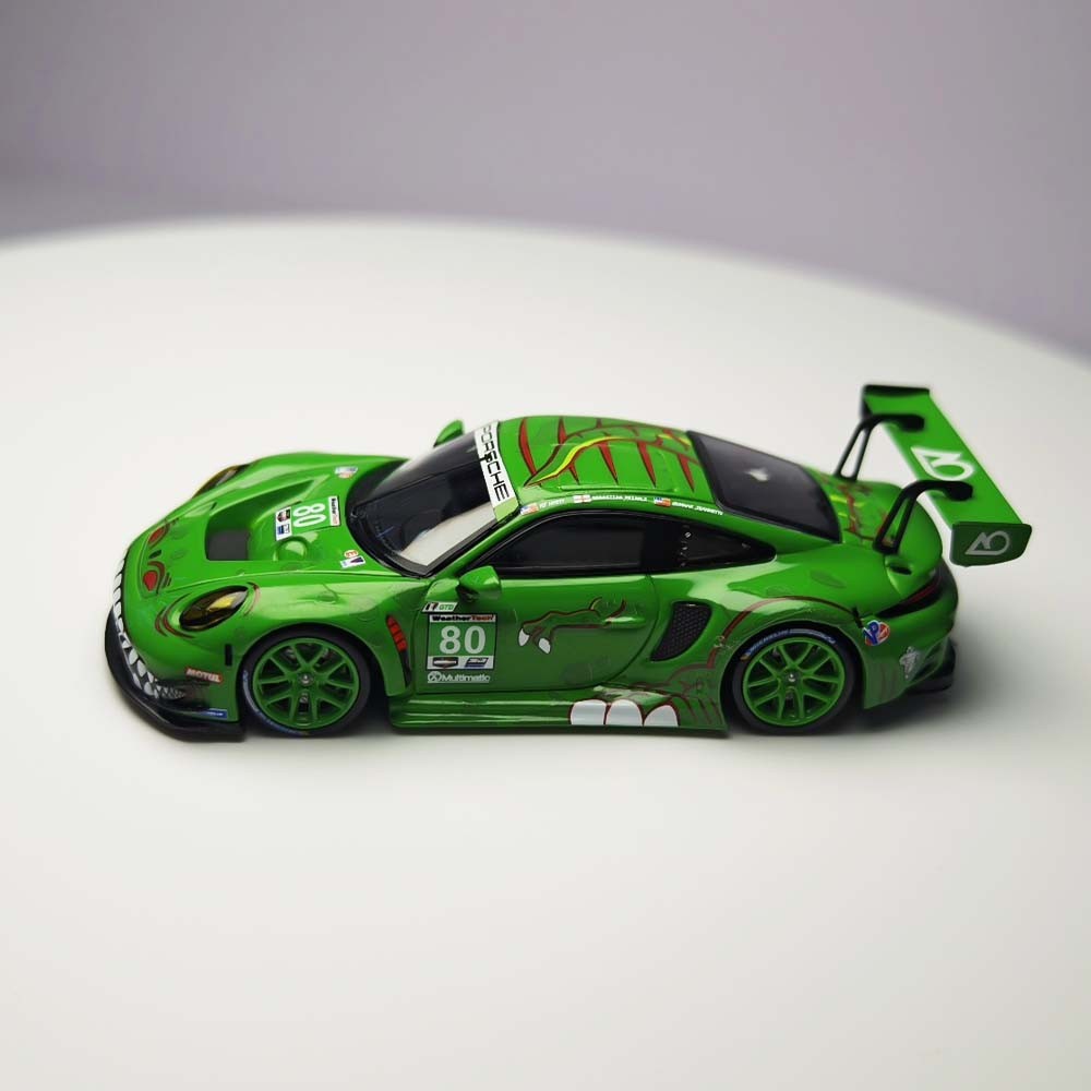 STAR RACE 1:64 PORSCHE 911 GT3 RS Pink/Green (T-Rex Livery