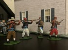 nicely detailed hand painted civil war toy soldiers Louisiana Tigers — photo 1