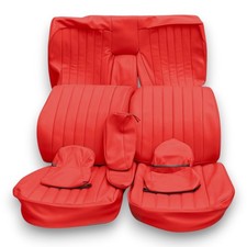 Sitzbezüge Bezüge für  Mercedes W123 Coupé 3. Serie ab 09. 1982 rot