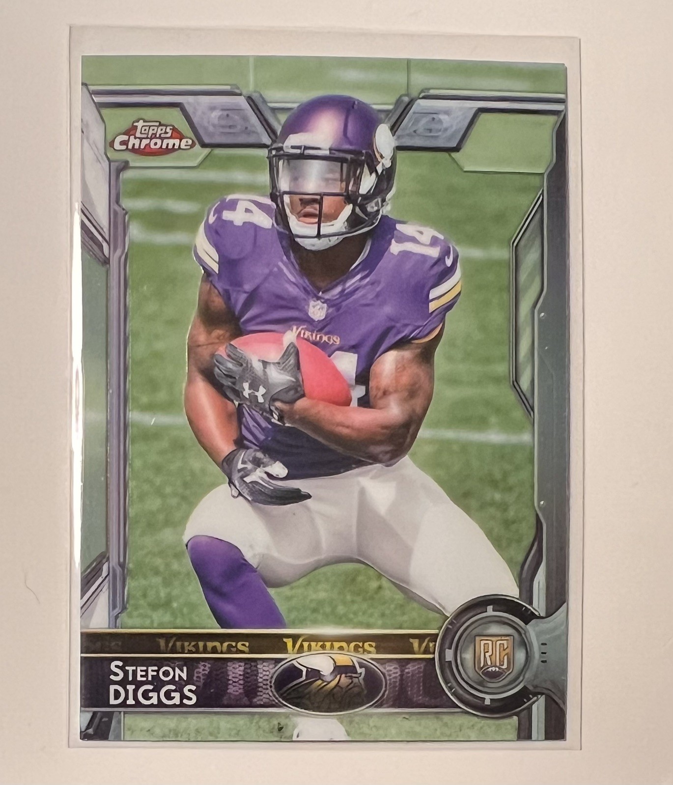 Stefon Diggs Topps Chrome #148 Base