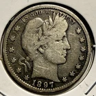 1897-P Barber Quarter Dollar - (17-28/ILX)