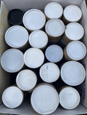 Lot Of 18 Shipping Postal Poster Craft tubes Mailing 4 & 5 X 26 Used Yazoo Mondo