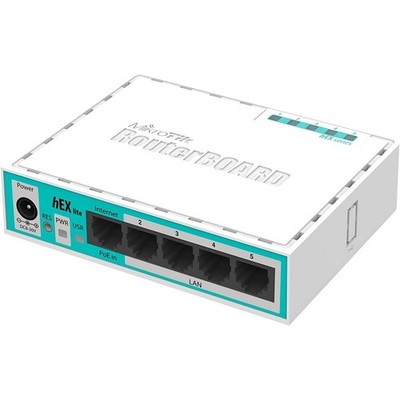 Mikrotik hEX lite RB750r2 SOHO 5 port Ethernet Router RouterOS L4
