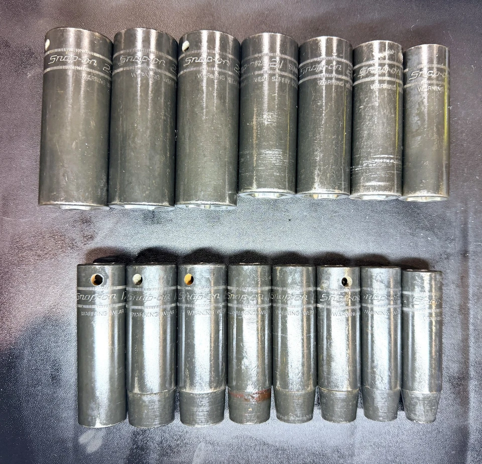 SNAP ON  15-Pc 1/2" Drive 6-Pt Flank Drive® Deep Impact Socket Set (10-24mm) USA - Image 2 of 4