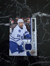 Colton Orr 14-15 Upper Deck UD Game Jersey Card #GJ-OR Toronto Maple Leafs