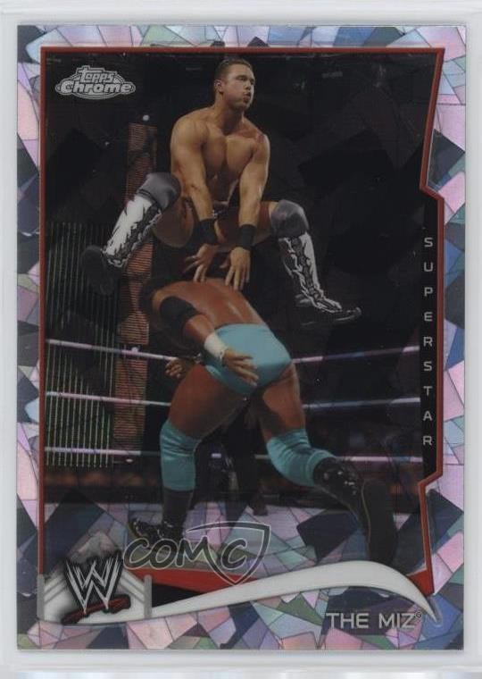 2014 Topps Chrome WWE Atomic Refractor The Miz #33 18a3