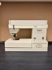 PFAFF 1151 Tipmatic Sewing Machine Dual Feed w/Cover & Manuals Untested No Cable