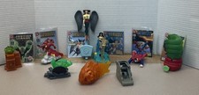 Justice League Adventures 2003 Burger King Toy Lot Superman Flash, Etc