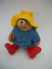 Vintage 1987 Eden Toys Mini Plush PADDINGTON BEAR 5" Yellow Hat Red Boots