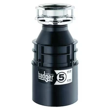 In-Sink-Erator Badger 5 Garbage Disposal, Residential, 1/2 Hp, 26 Oz Grinding