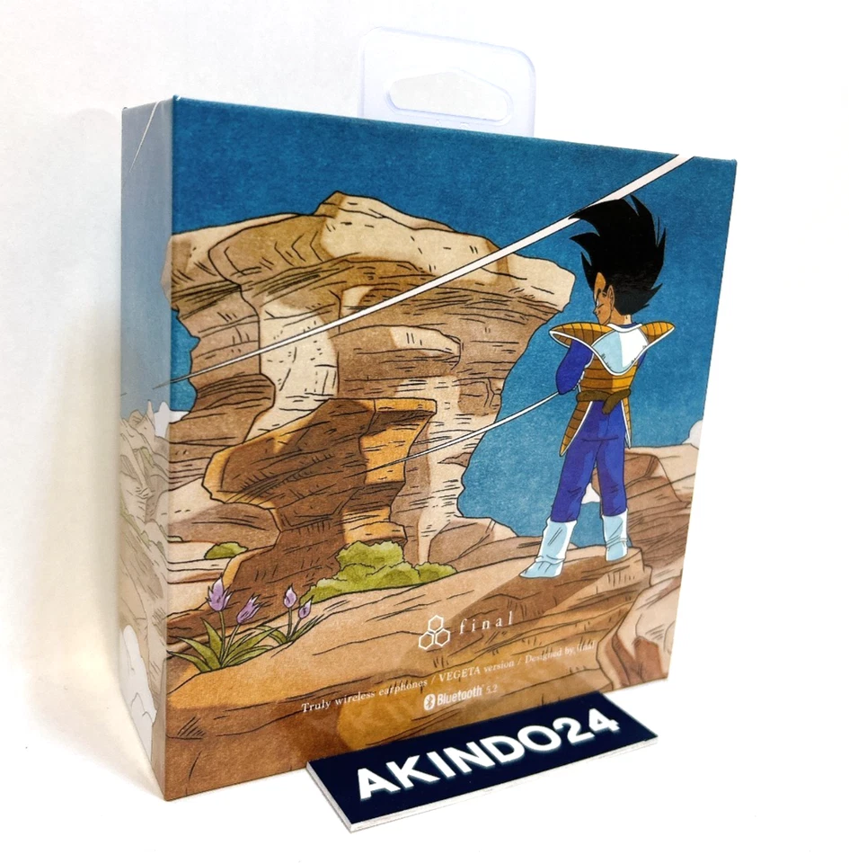 Dragonball Z x final Bluetooth Wireless Earphone VEGETA ver. from Japn Brand New - Image 2 of 4