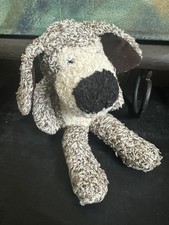 On The Grass My Little Ann Vintage Dog Plush Stuffed Animal Cute Dog   10 In