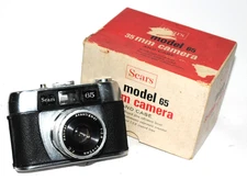 Sears 65 w/Anastigmat 45mm f/2.8 Lens + Original Box