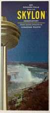 1960s Skylon Observatory Niagara Falls Canada Restaurant VTG Travel Brochure