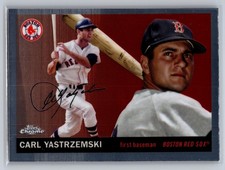 2025 Topps Chrome Platinum #368 Carl Yastrzemski Boston Red Sox Auto