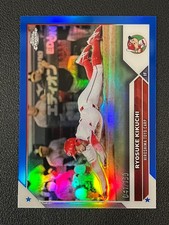 Ryosuke Kikuchi 2023 Topps Chrome NPB Nippon Blue Refractor /150 Carp