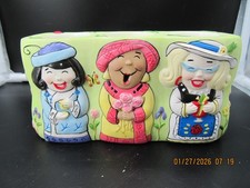 Partylite Garden Gals Multi Tealight Holder Home Decor 3D Accents 7x4x3