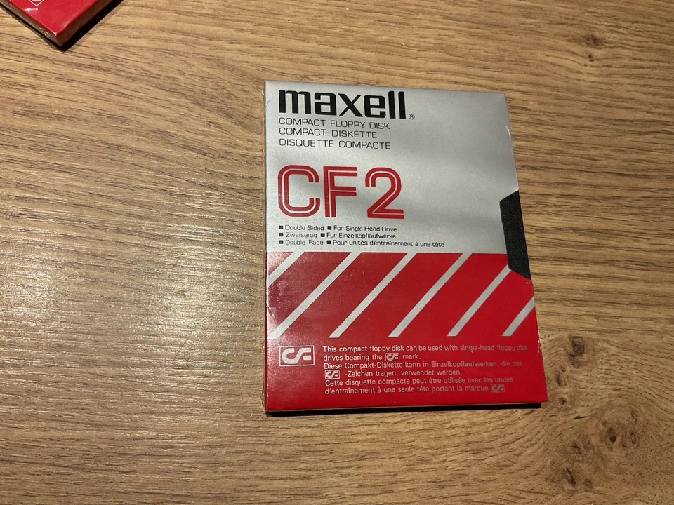 7x Maxell CF2 Compact Floppy Disks – 3″ (CF‑2) NEU & ORIGINALVERPACKT - Bild 2 von 4