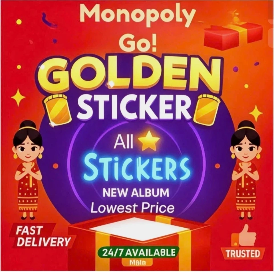⚡Pegatinas Monopoly Go 1-6 Estrellas⭐ TODAS las pegatinas disponibles🔥LAS MÁS BARATAS⭐SÚPER RÁPIDAS⚡24/7 Foto 2 de 2