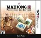 Mahjong 3D: Warriors of the Emperor - Nintendo 3DS - Complete