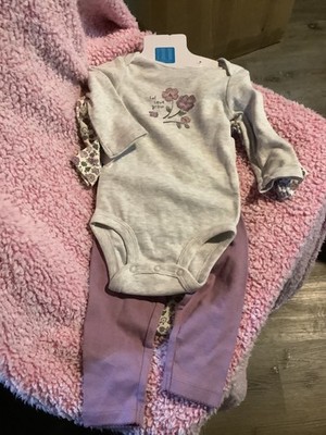 Carter's Baby Girls 2-Piece Bodysuit and Pant Set 6M