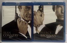Pierce Brosnan Sean Connery James Bond 007 Ultimate Edition Blu-ray 6 Films Lot