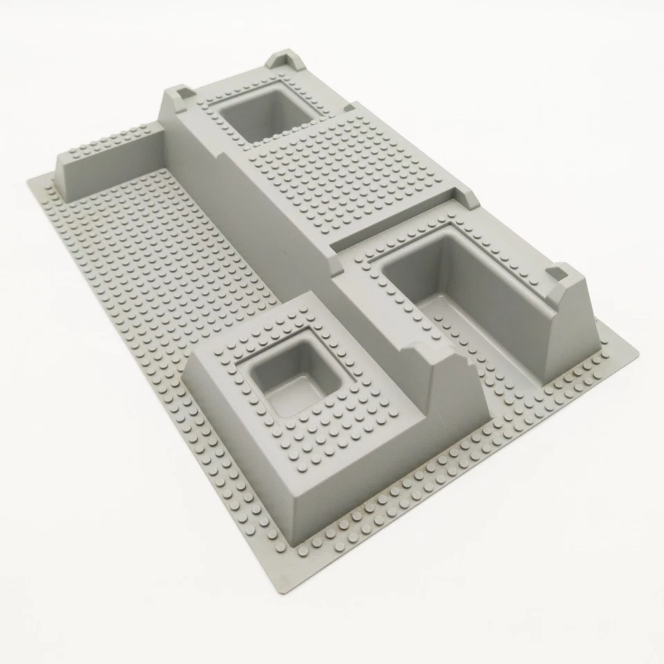 LEGO® 3D Grundplatte 51542 Grau Raised 32x48x6 Polizeistation City Gebäudeplatte - Bild 4 von 4