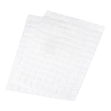 12mm Dia PVC Self Adhesive Screw Hole Cover Stickers White 6 Sheet/840pcs