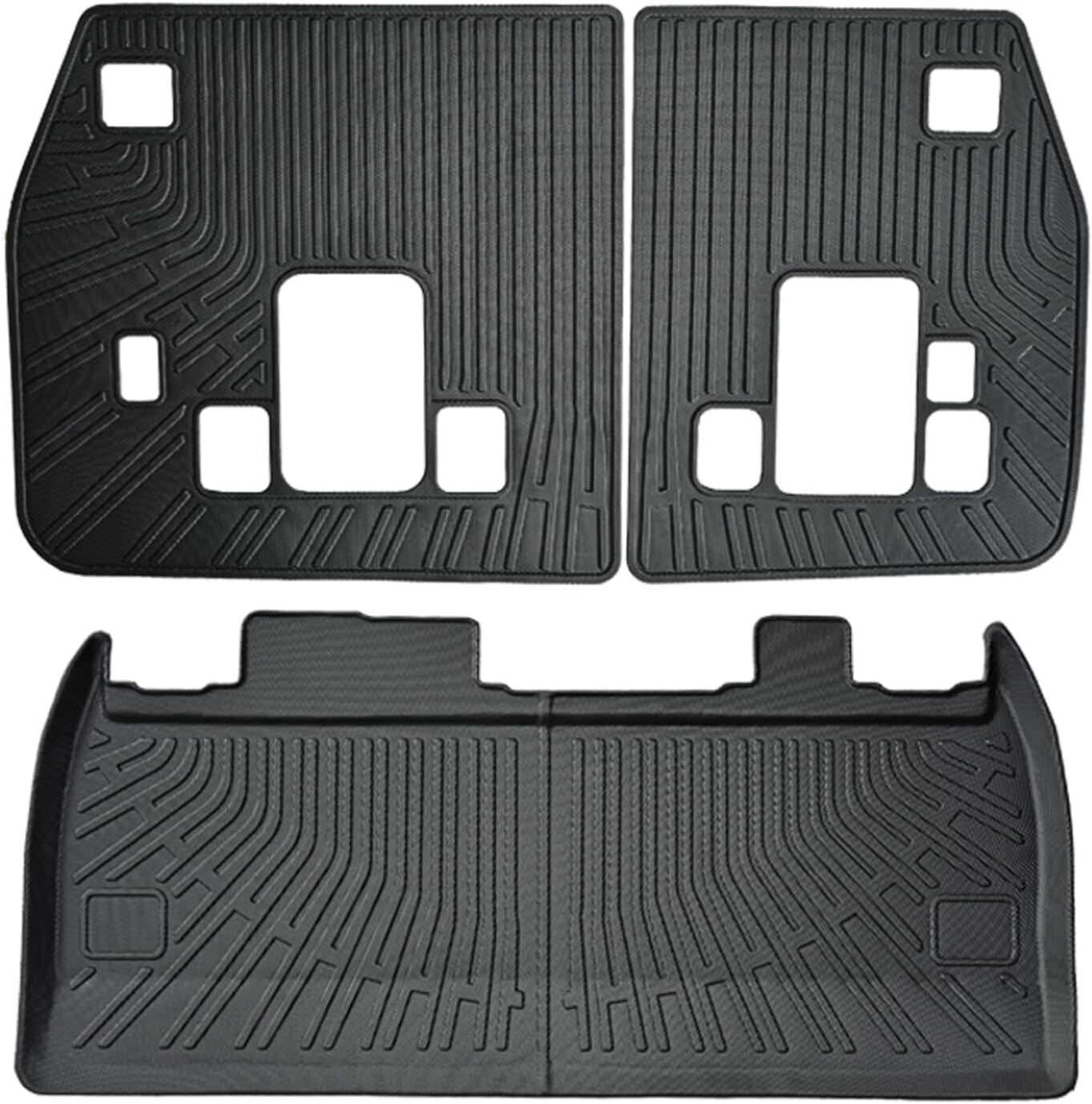 Cargo Mat for Kia Carnival 2022-2025 8 Seats Cargo Mat Seat Backrest 2 in 1 Mat