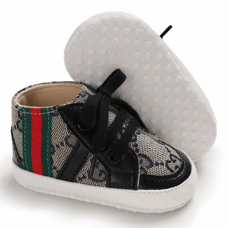 Baby Infant Classic Canvas Baby Shoes Boy Girl Soft Sole Size 1 & 3(0-18 Months) - Image 4 of 4