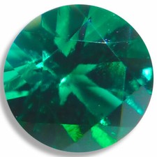 Lab Created Emerald Round 16 options Faceted Loose Gemstones since 1989 USA