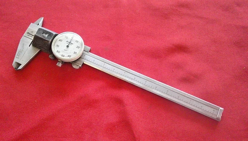 Rare MITUTOYO Dial Caliper 505 637 with Additional Measuring Gauge