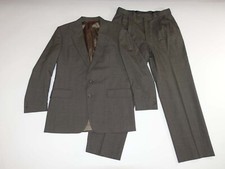 Jos. A. Bank Men's 2 Button Suit Size 42 X-Long 35 x 32 Brown 100 Wool 42XL