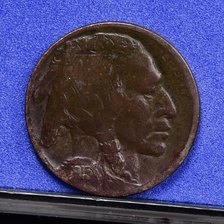 1915-D Buffalo Nickel - VG Details, Dark Overall (#57968-L