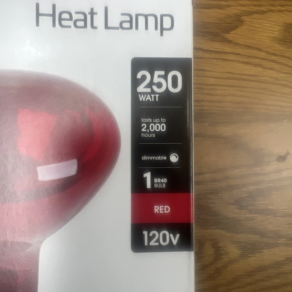 1 Feit Electric Heat Lamp Red Light Bulb 250W 120V DIMMABLE 250R40/R/HDRP - Image 2 of 3