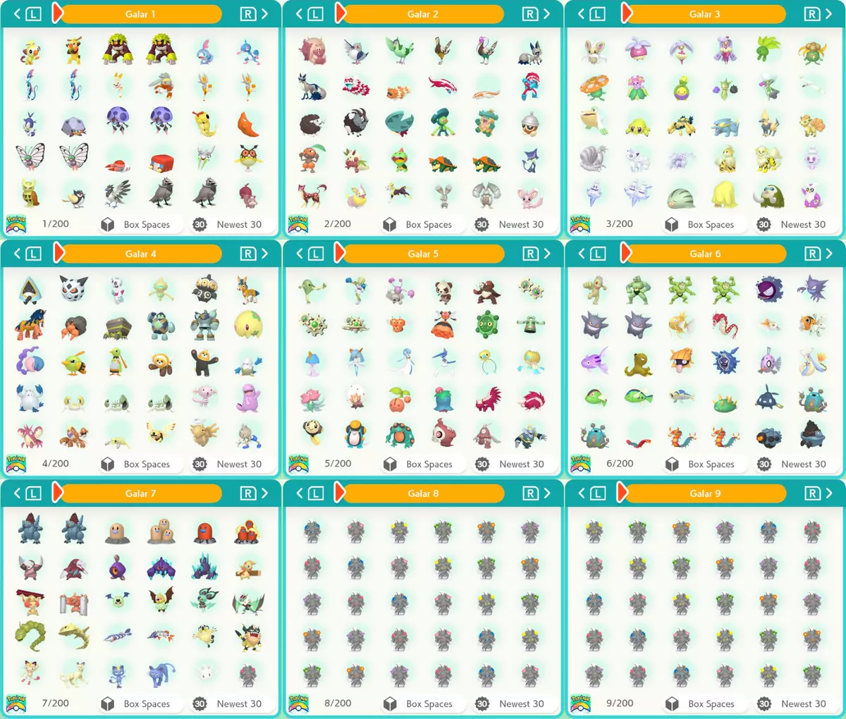 Pokemon Sword and Shield, Galar Pokedex (All Pokemon List)