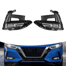 For 2020-2023 Nissan Sentra Halogen Left Right Fog Light Lamp With Cover