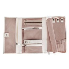 case Elegance Vegan Leather Travel Jewelry Case - Jewelry Organizer Petite 