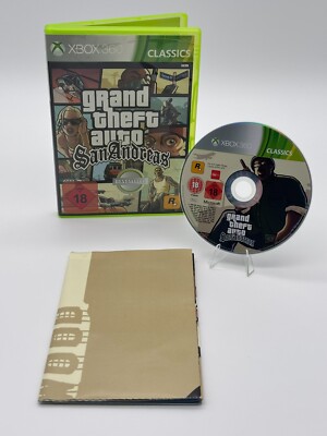Microsoft Xbox 360 - GTA Grand Theft Auto San Andreas Classics - PAL
