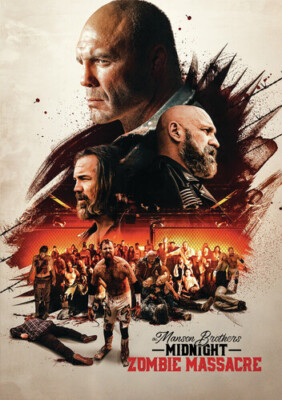 The Manson Brothers Midnight Zombie Massacre (DVD, 2021) Randy Couture - New!