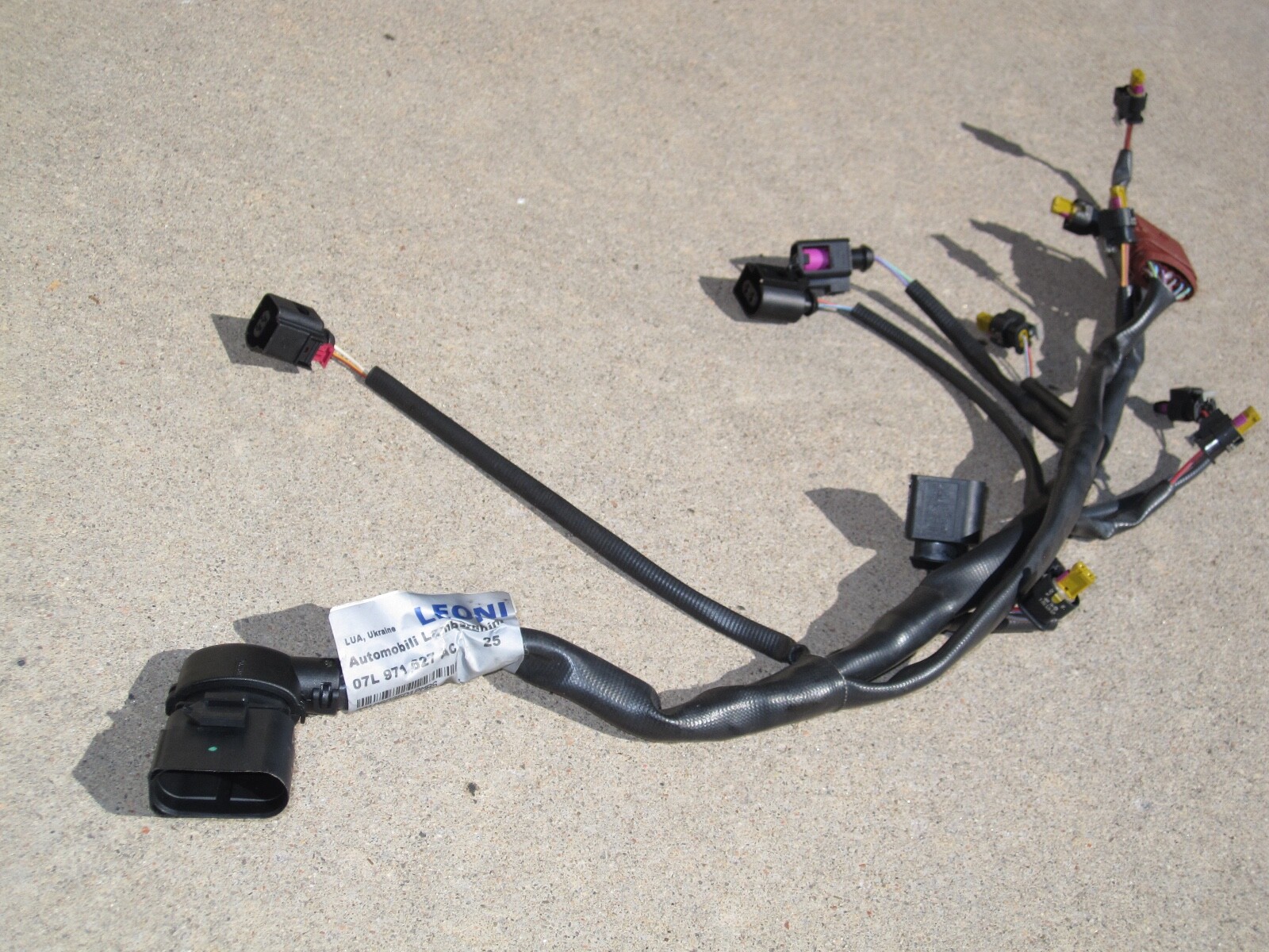 LAMBORGHINI HURACAN 5.2 V10 High Pressure Fuel Injector Left Harness Audi R8 