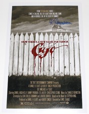ROBERT TANENBAUM DESIGNER PAINTER ARTIST SIGNED 'CUJO' 12x18 MOVIE POSTER w/COA