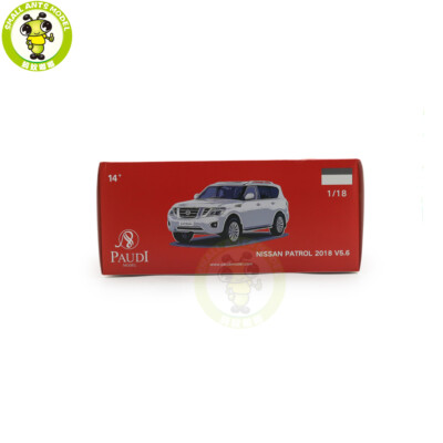 Nissan Patrol 2018 1/18 スケールモデルミニカー 1/18 Nissan PATROL 2018 Y62 V5.6 Diecast Model Toys Car Boys Girls