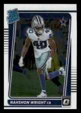2021 Donruss Optic #285 Nahshon Wright Rookie Dallas Cowboys