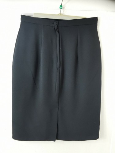 Vintage Suit Ladies New Definitions Exclusive Black Blazer Skirt 2 Piece Size 12 - Picture 2 of 12