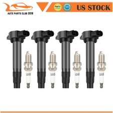 Ignition Coils & Spark Plugs Fits Mitsubishi Lancer Outlander Sport