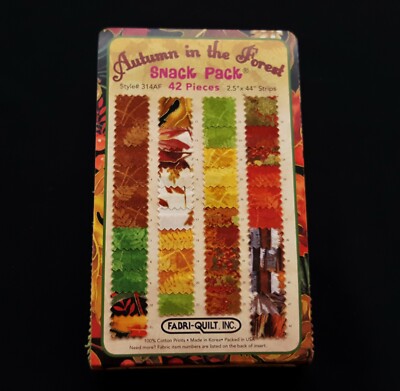 Autumn in the Forest (Autumn Splendor) Snack Pack Quilting Fabric