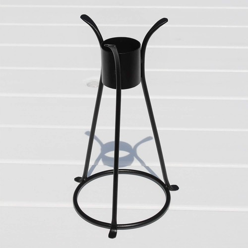 Achla Designs GBS-14 Trestle II Gazing Globe Ball Stand, 13 1/2-in H, Black NEW - 第 6/7 張圖片